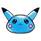 Blue pikachu