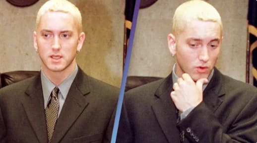During Eminem’s sentencing for a weapons charge in 2001, the judge said, “Mr Mathers. Now is the time for you to please stand up”