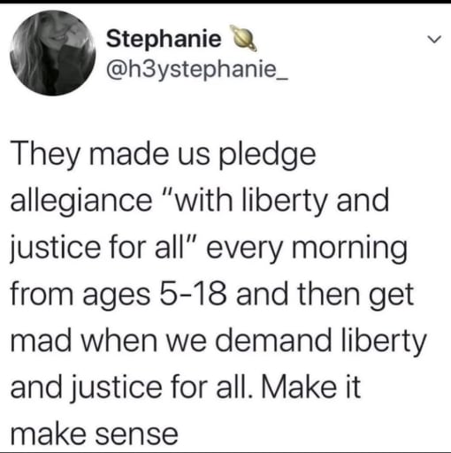 I pledge allegiance..