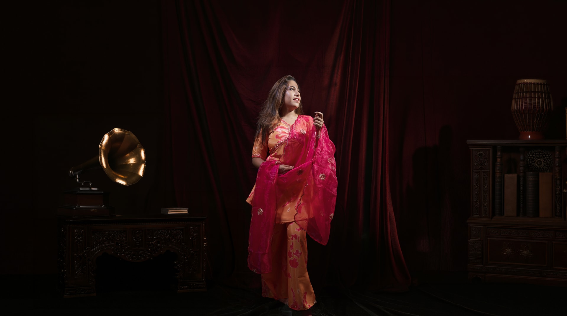 AABARAN editorial campaign — elegant Indo-Western styling