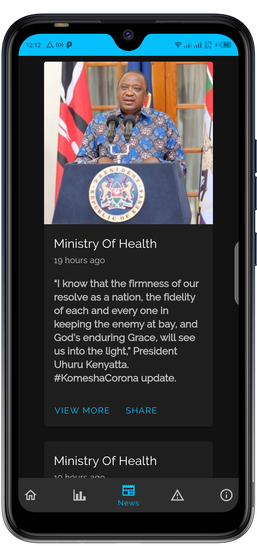 Latest news from MOH