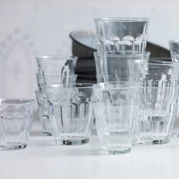 6 verres Duralex bleus 25cl