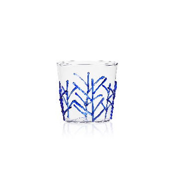 Blue Branches Greenwood Glass Tumbler - Trouva