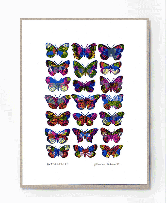 John Dilnot Butterflies Mini Print