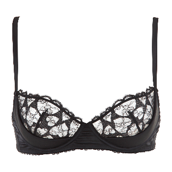 Trouva: Mimi Holliday Love Heart Quarter Cup Bra