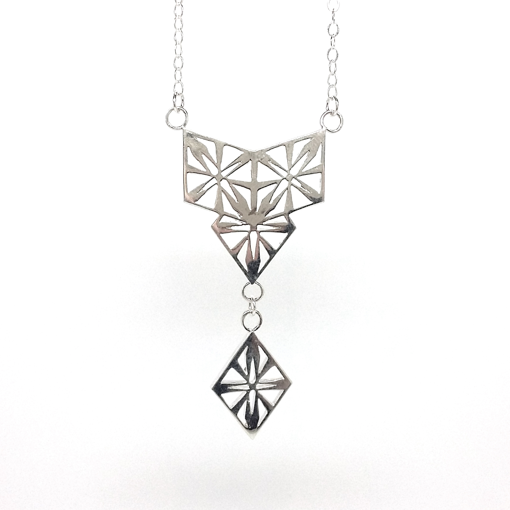 ArtDeco Diamond Necklace #8