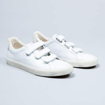 Trouva: Veja Women's White 3-Lock Trainers