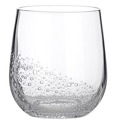 Broste Copenhagen Bubble Glass Tumbler Round