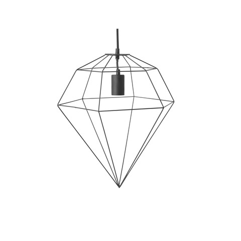 Mink Interiors Pendant Light - Black Diamond (Medium - 38 x 47cm) LAST ONE!