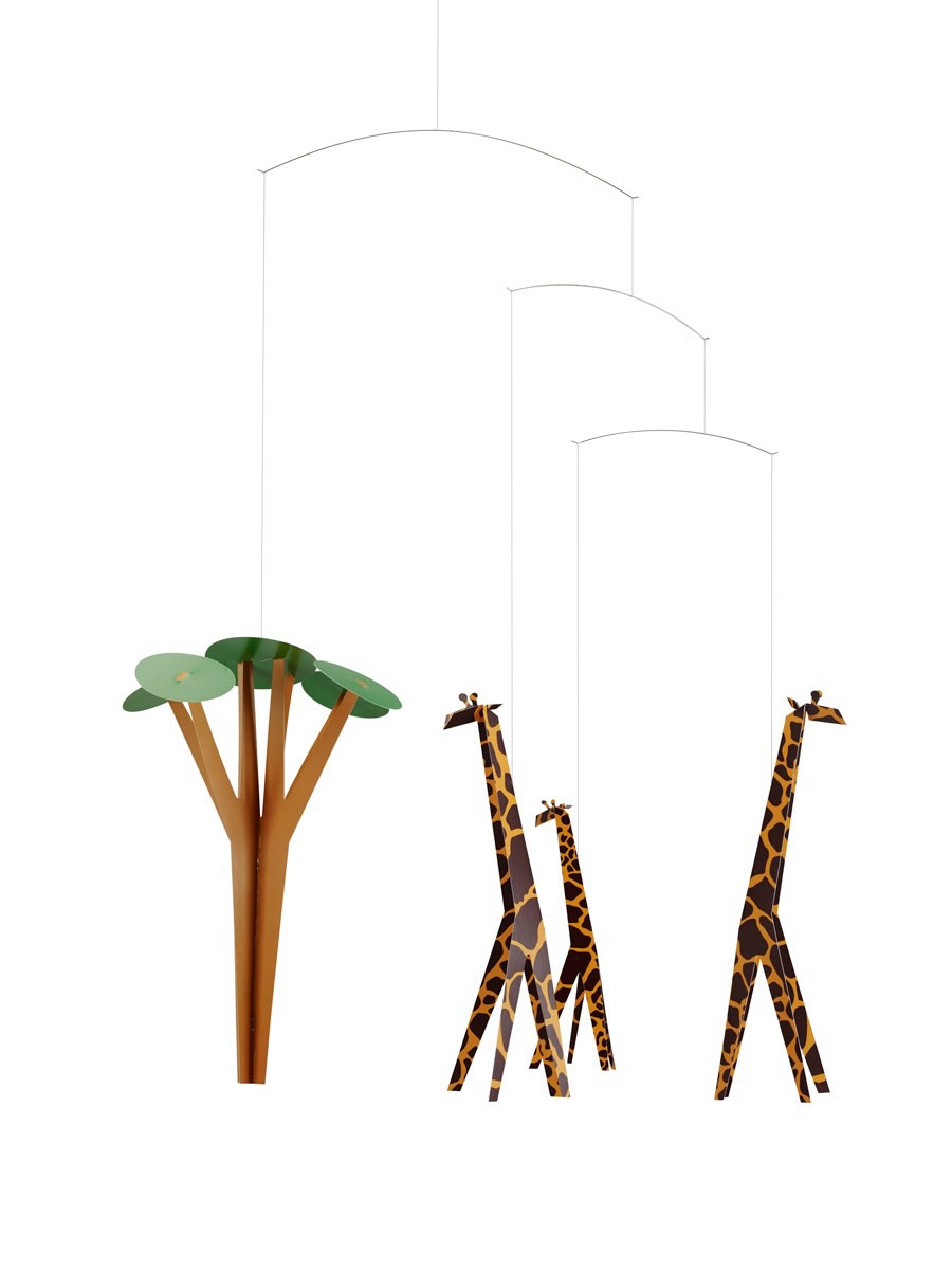 Flensted Giraffes on the Savannah Mobile 