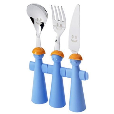 Rivadossi Sandro Trebimbi Puppet Cutlery Set Blue