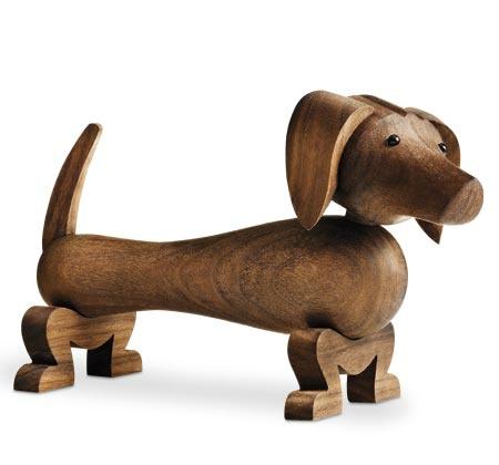 Rosendahl Kay Bojesen Dog Walnut Decoration