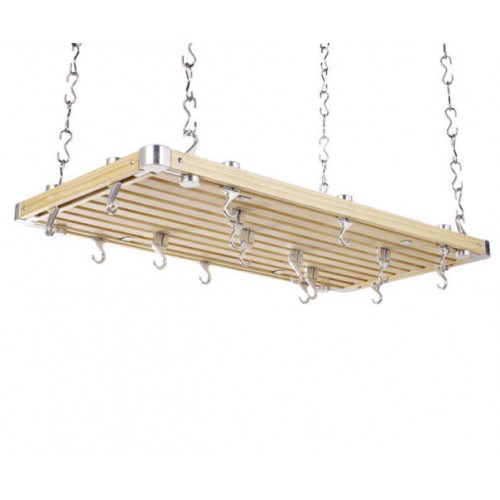 Hahn Large Rectangular Wooden Ceiling Racks