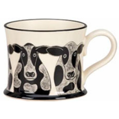 Moorland Pottery Cymru Ware Welsh Cow Mug