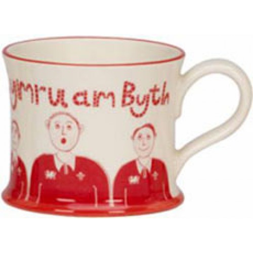 Cymru Ware Red Cymru Am Byth Mug