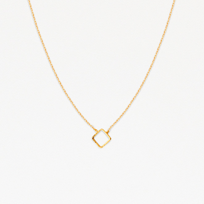 BDM Studio Square Gold Necklace