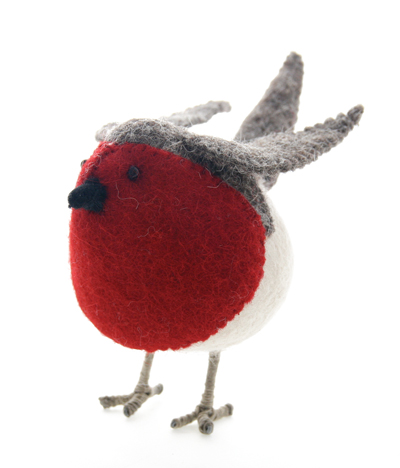 Fiona Walker England Classic Standing Felt Robin Mini