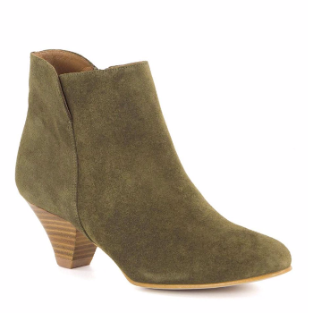 Trouva: Sessun Khaki Suede You Boots