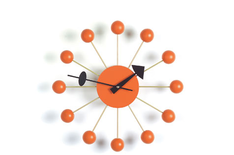 Vitra Orange Ball Wall Clock 