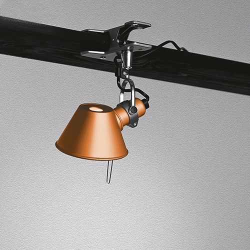 artemide Anodised Bronze Tolomeo Micro Pinza Light