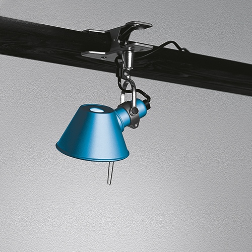 artemide Anodised Turquoise Tolomeo Micro Pinza Light