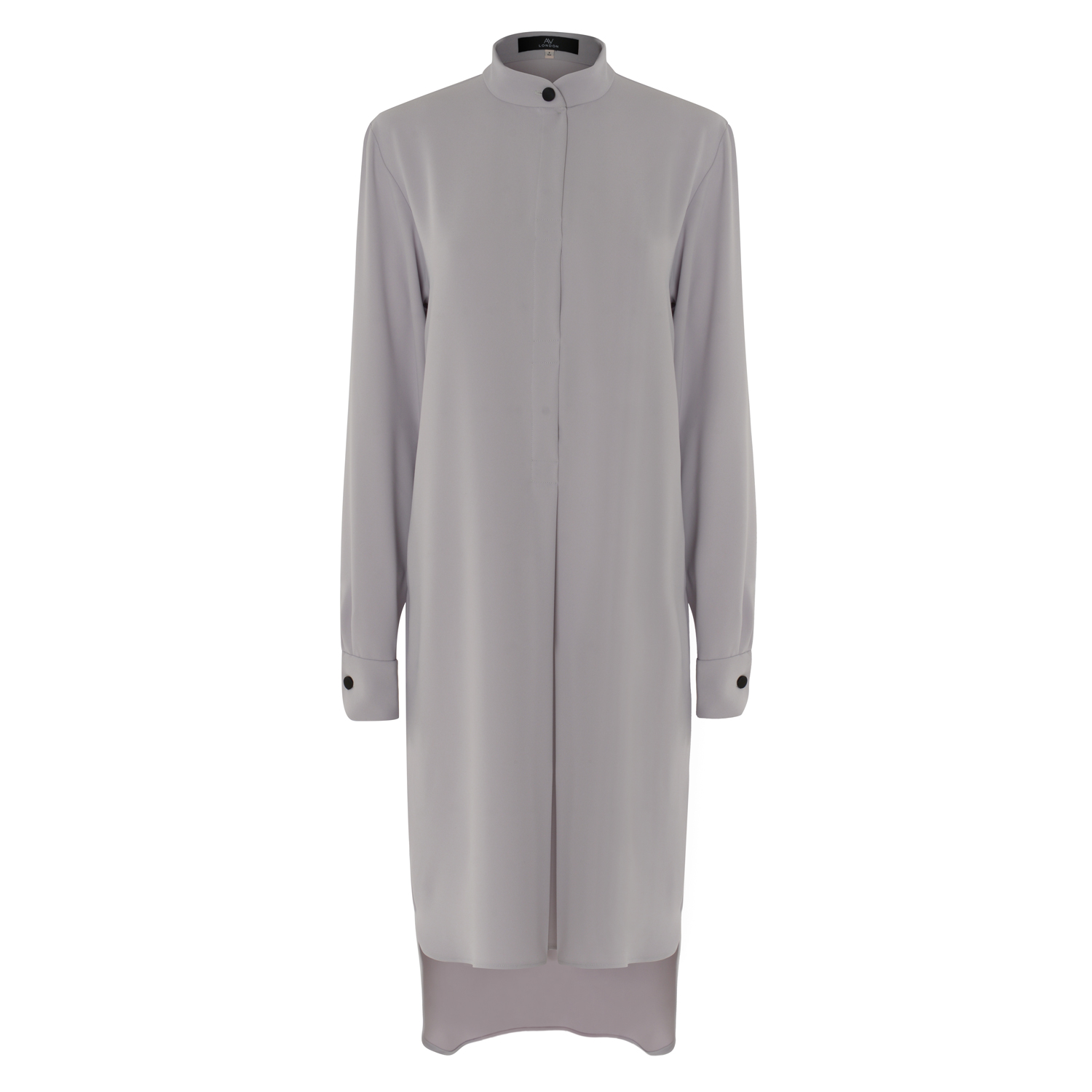 AV London Long Grey Shirt Dress