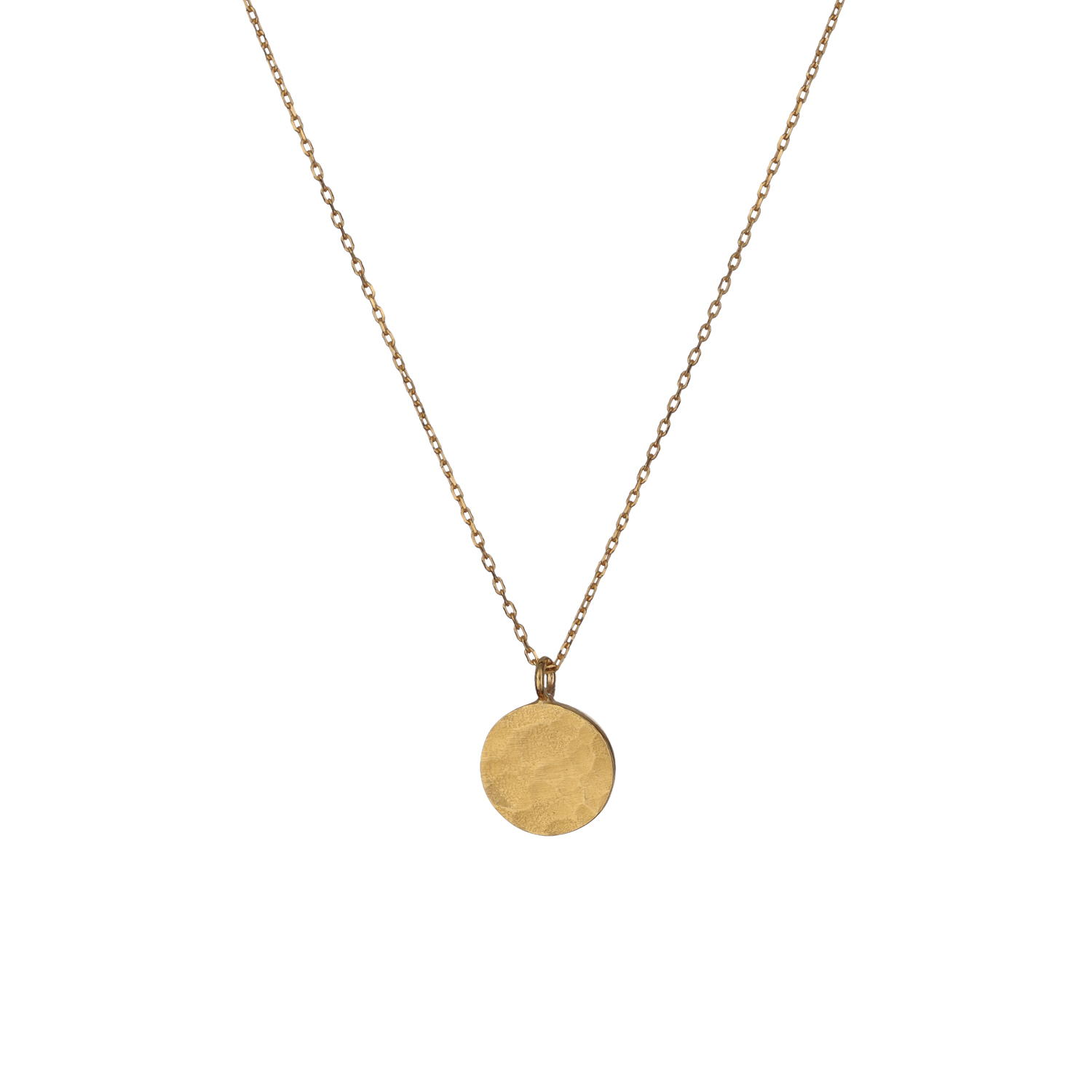 Kamilla Thorsen Small Gold Sun Pendant Necklace