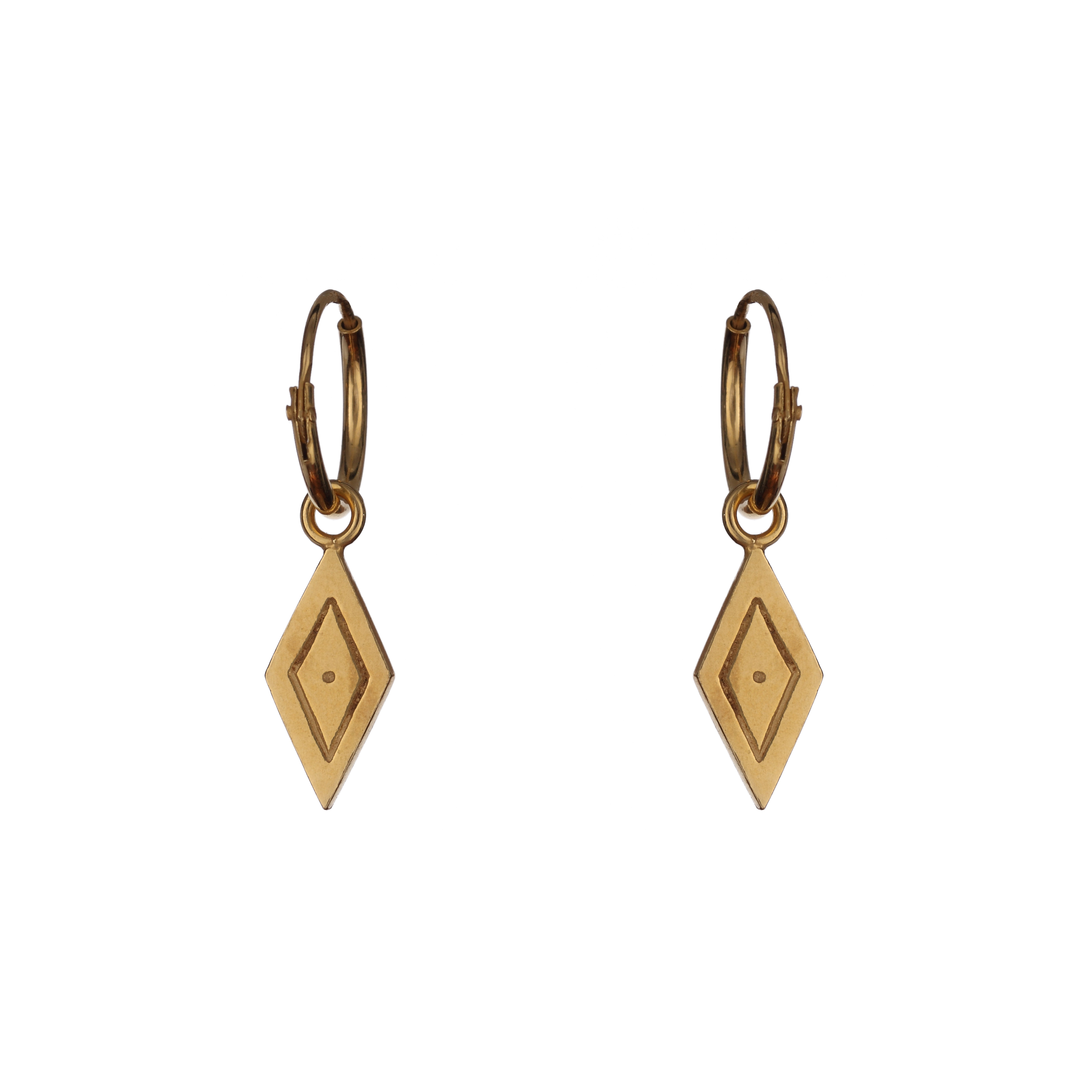 Kamilla Thorsen Wise Gold Hoop Earrings 