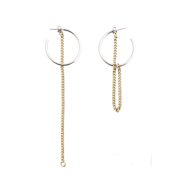 Justine Clenquet Julia Hoop Earrings