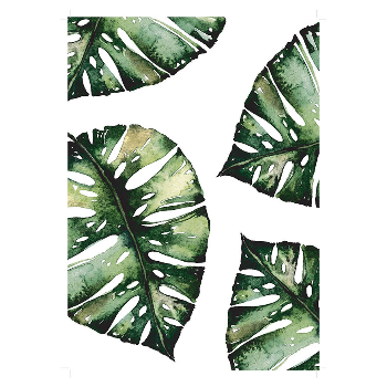 Trouva: East End Prints Monstera Leaf A3 Unframed Print