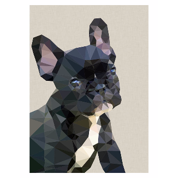 Trouva: East End Prints Frenchie Bulldog A2 Framed Print