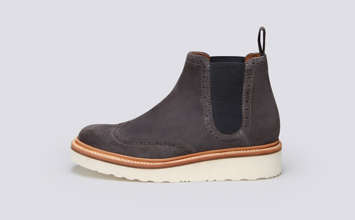 men's wedge sole chelsea boots