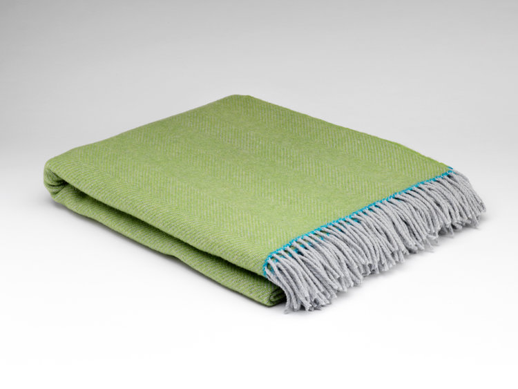 barnbury-home-spring-green-balmoral-herringbone-throw