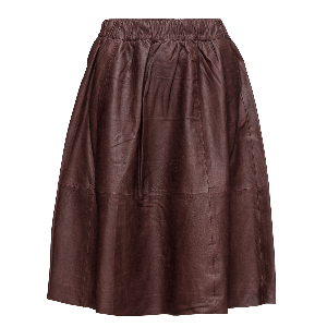 Trouva: Selected Fudge Sfsalta Mw Leather Skirt