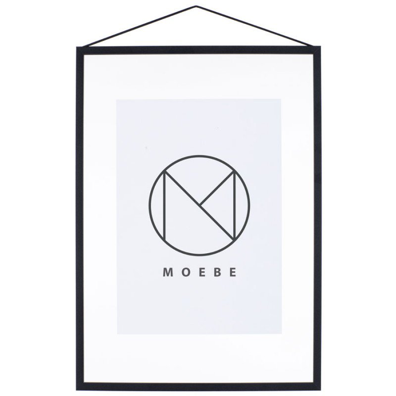 Moebe Black Transparent Frame - A4