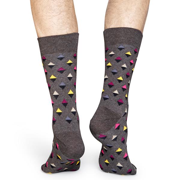 Happy Socks  Gray Mini Diamond Socks