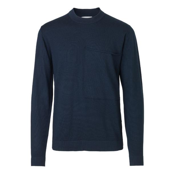 Libertine-Libertine Dark Navy Down Spin Jumper