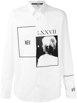 Alexander McQueen  White and Black Shields 07 Shirt