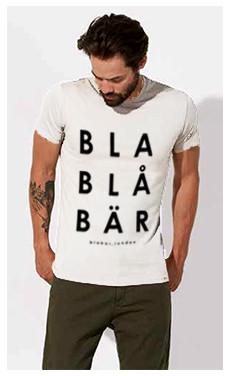 Blåbär Blablabar White Unisex T Shirt 