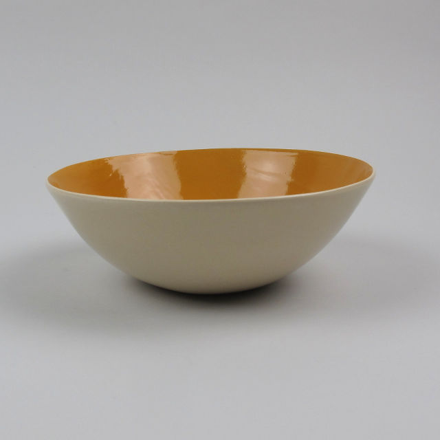 Brickett Davda Marigold Orange Handmade Soup Bowl