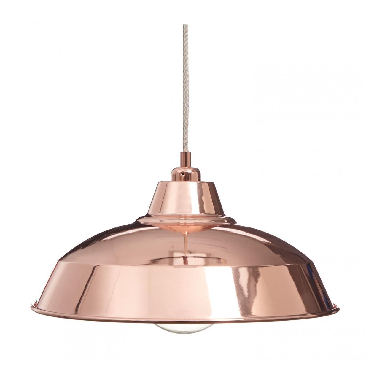 Cuemars Copper Industrial Lamp Shade