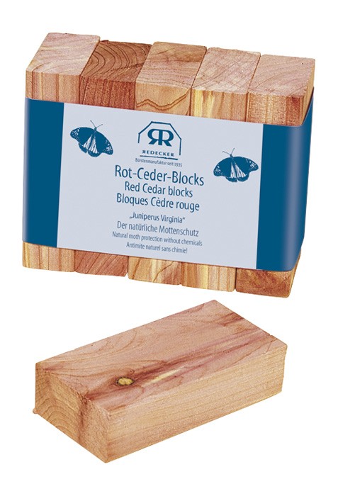 Redecker Moth Protection 5 Pieces Red Cedar Blocks