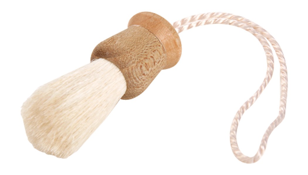 Redecker Wooden Mini Shaving Brush With Goat Hair