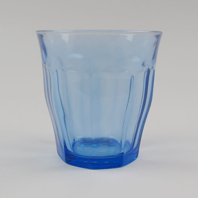 Duralex Box of 6 Blue 'Picardie' Drinking Glasses   