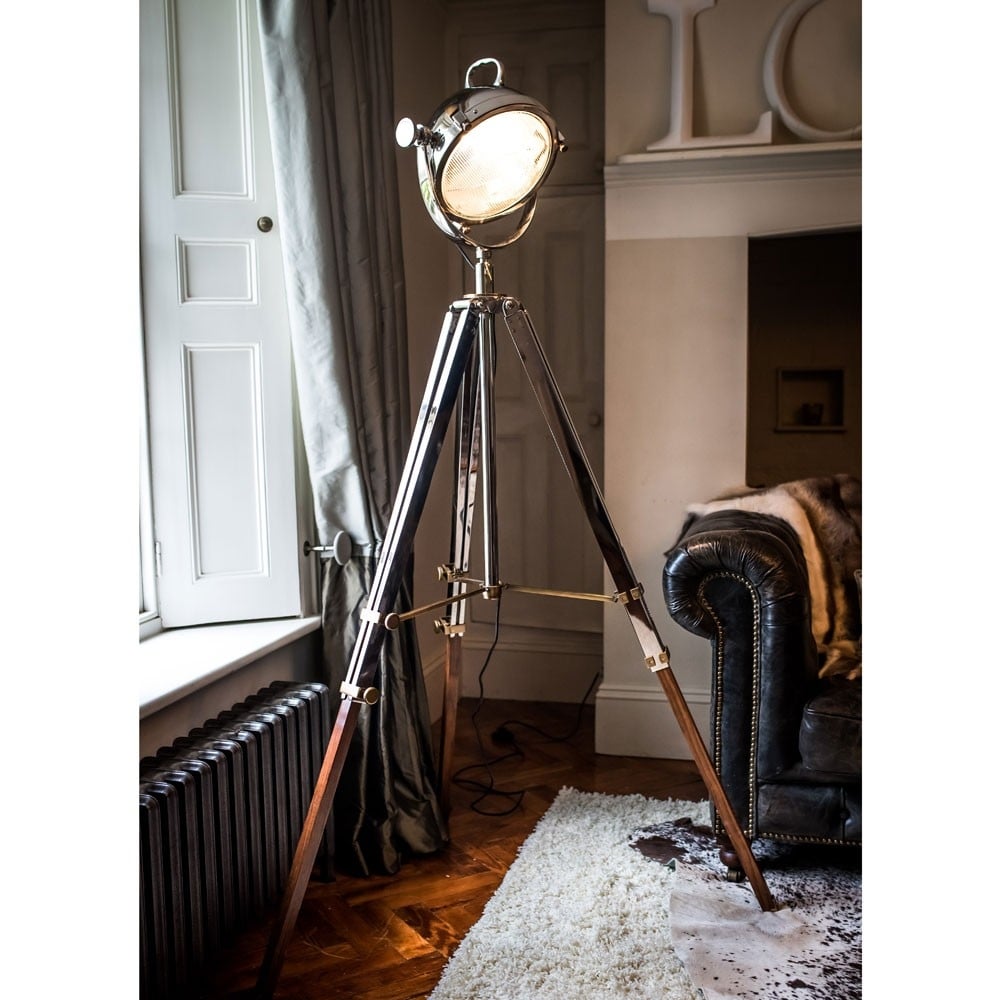 culinary concepts tripod floor lamp