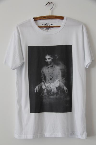 Window Dressing The Soul White Pig T Shirt 