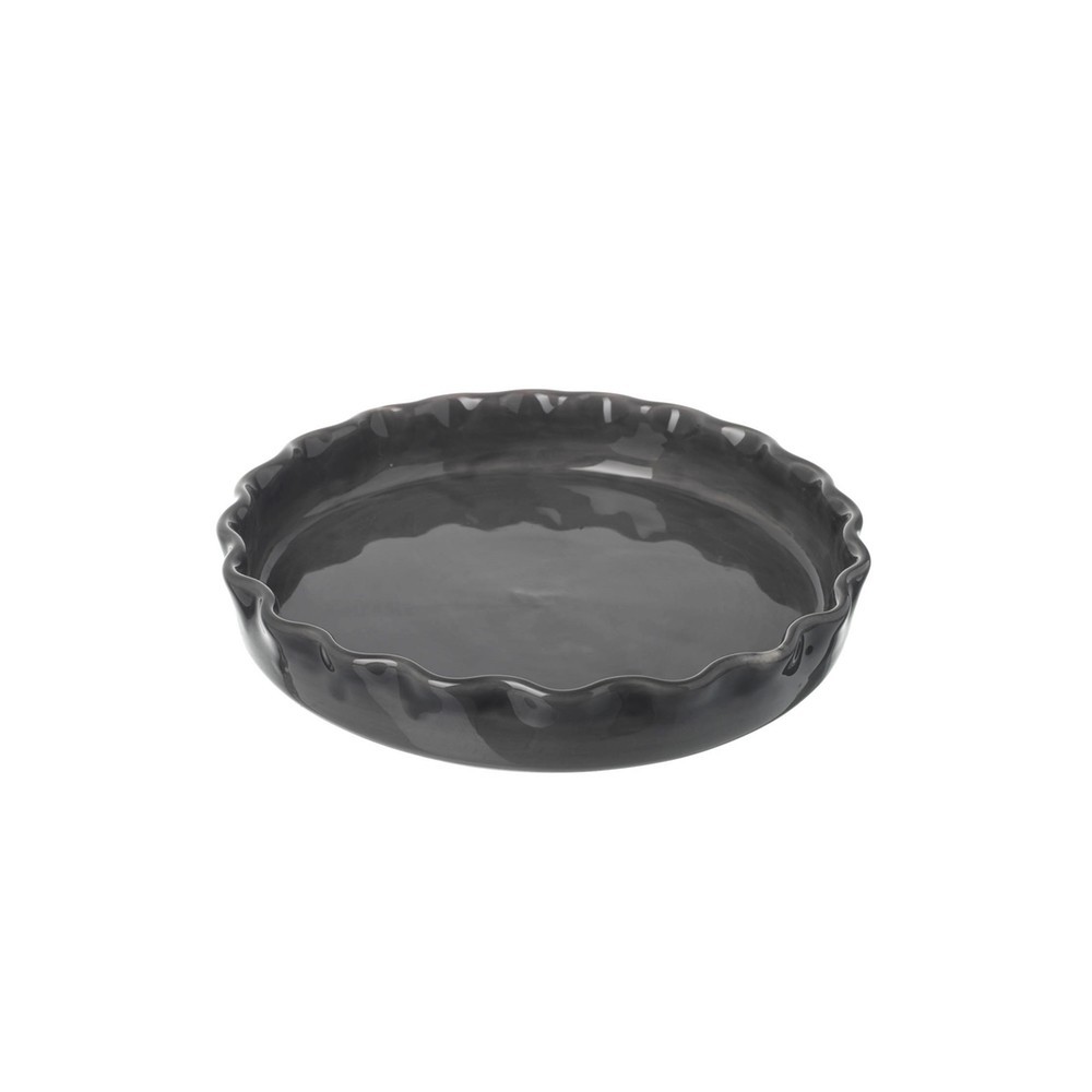 Scottie & Russell Charcoal Grey Flan Dish