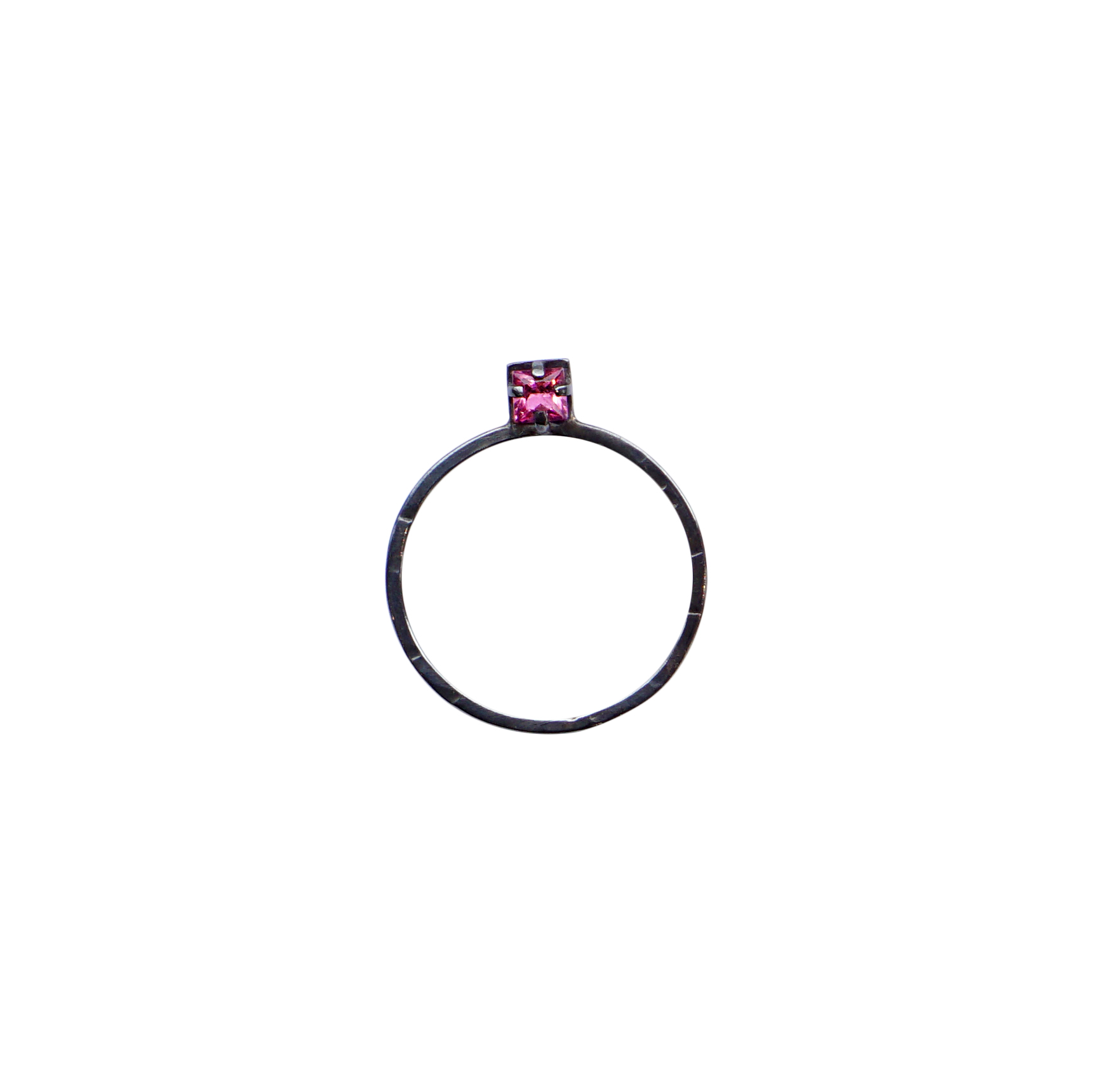 Blackbird Jewellery Shines Through The Darkness 3mm Pink Tourmaline Ring
