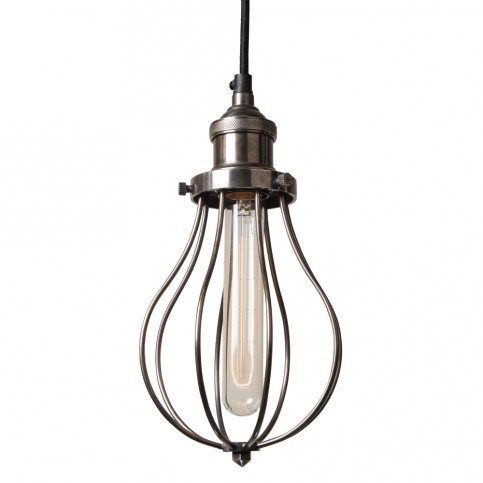 Culinary Concepts Industrial Style Edison Cage Light Pendant Fitting