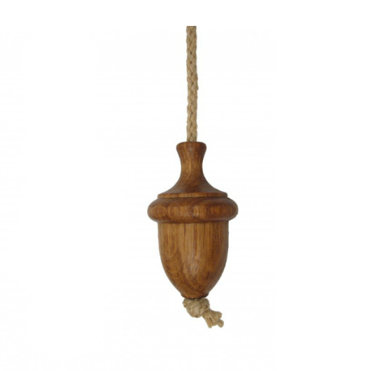 Creamore Mill Acorn Oak Rope Light Pull